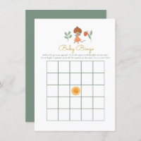 Woodland Mushroom Baby Showgame Baby Bingo