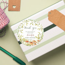 Woodland Mushroom Babydusche Danke