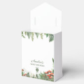 Woodland Mushroom & Fern It’s a Boy Baby Shower Geschenkschachtel (Geöffnet)