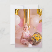 Woodland Mushroom Foto Geburtstag Danke Karte (Rückseite)