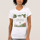 Woodland Mushroom It’s a Boy Baby Shower Forest  T-Shirt (Vorderseite)