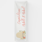 Woodland Mushroom Kinderdusche Banner (Vertikal)