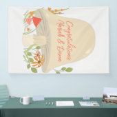 Woodland Mushroom Kinderdusche Banner (Messe)