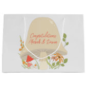 Woodland Mushroom Kinderdusche Große Geschenktüte (Vorderseite)