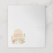 Woodland Mushroom Kinderdusche Platzkarte (Außenseite Aufgefaltet)