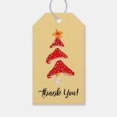 Woodland Mushroom Leaf Fall Baby Dusche Vielen Dan Geschenkanhänger (Vorderseite)