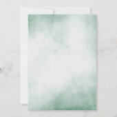 Woodland Niedlich Elephand Baby Dusche Einladung (Rückseite)