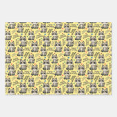 Woodland Niedlich Raccoon Happy Birthday Geschenkpapier Set (Vorderseite 2)