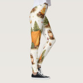 Woodland Nights Camping Pattern Leggings (Rechts)