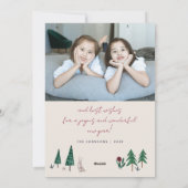 Woodland Nordic Ski Weihnachten (Rückseite)