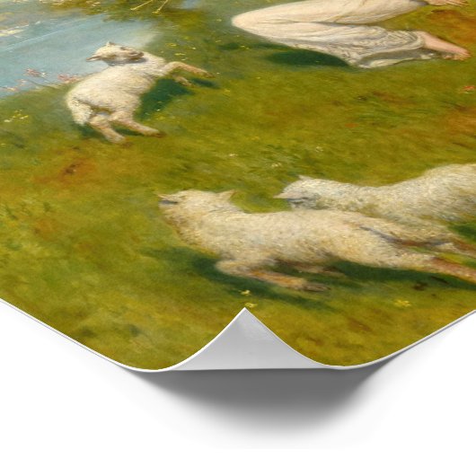 Woodland Nymph | John Collier Poster (Ecke)