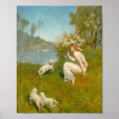 Woodland Nymph | John Collier Poster (Vorne)