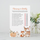 Woodland Oh Boy Pumpkin Mommy oder Daddy Games (Stehend Vorderseite)