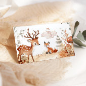 Woodland Oh Deer Forest Books for Baby Begleitkarte