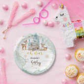 Woodland Oh Deer Snow Baby Dusche Pappteller (Party)