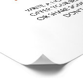 Woodland One Happy Camper Geburtstag Time Kapsel Poster (Ecke)