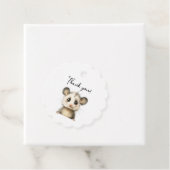 Woodland Opossum Baby Shower • Neutral Geschenkanhänger (Beispiel)