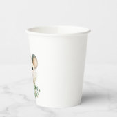 Woodland Opossum Baby Shower • Neutral Pappbecher (Links)