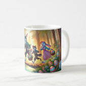Woodland Osterabenteuer - Joyful Egg Hunt Kaffeetasse (VorderseiteRechts)
