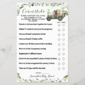 Woodland Over oder Under Baby Showcard Flyer (Vorne)