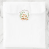 Woodland Owl Babydusche Danke, dass du Sticker bev (Tasche)