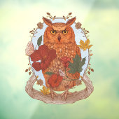 Woodland Owl Window Sticker (Blatt 3)