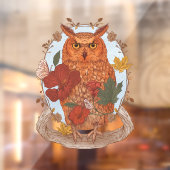 Woodland Owl Window Sticker (Blatt 2)