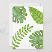 Woodland Party Animals Baby Shower Invitation Einladung (Rückseite)