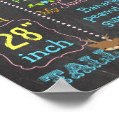 Woodland Party zum ersten Mal Geburtshaus Poster (Ecke)