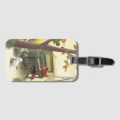Woodland Pianist Gepäckanhänger (Vorderseite (Horizontal))