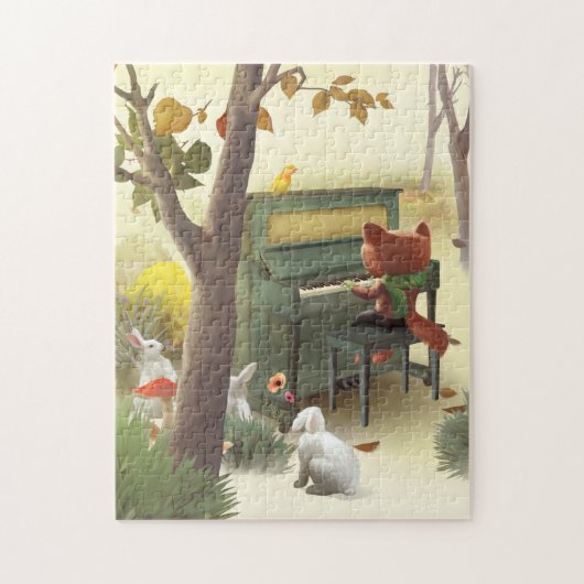 Woodland Pianist Puzzle (Vertikal)