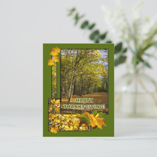 WOODLAND ~ Postcard Postkarte (Stehend Vorderseite)