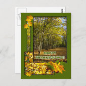 WOODLAND ~ Postcard Postkarte (Vorne/Hinten)