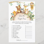 Woodland rät das passende Baby Duschspiel (Vorderseite)