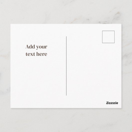 Woodland Red Fox Danke, Postcard Postkarte (Rückseite)