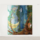 Woodland Riverside Children's Room Wandteppich (Vorderseite)