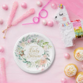 Woodland Rose Paare Kinderdusche / Sprinkle Pappteller (Party)