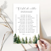 Woodland rustic Wäre sie lieber bridal Spiel