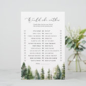 Woodland rustic Wäre sie lieber bridal Spiel (Stehend Vorderseite)