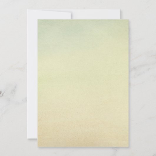 Woodland Safari Fox Mutter & Baby Babydusche Einladung (Rückseite)