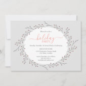 Woodland Simple Wreath Einladung (Vorderseite)