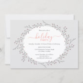 Woodland Simple Wreath Einladung (Vorderseite)