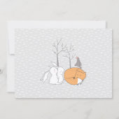 Woodland Simple Wreath Einladung (Rückseite)