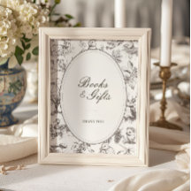 Woodland Sketched Baby Shower Books and Gifts