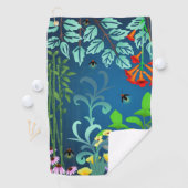 Woodland Skunk Foliage Golfhandtuch (Insitu)