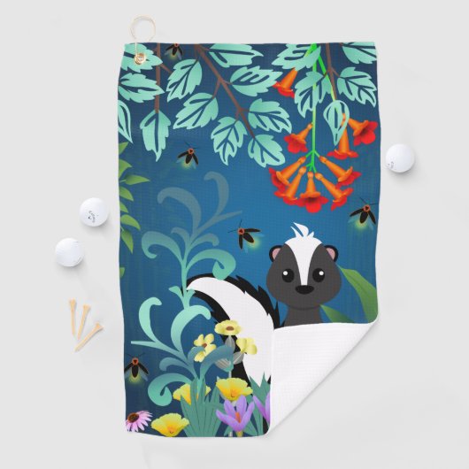 Woodland Skunk Golfhandtuch (Insitu)