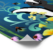 Woodland Skunk Poster (Ecke)