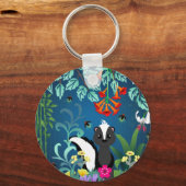 Woodland Skunk Schlüsselanhänger (Vorderseite)