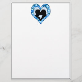 Woodland Sky Blue Camouflage Kissing Couple