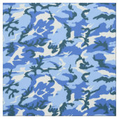 Woodland Sky Blue Camouflage Stoff (Muster)